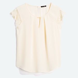 PAPERMOON Paris Lace Sleeve Blouse